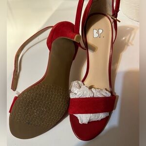 Red kitty BP heels